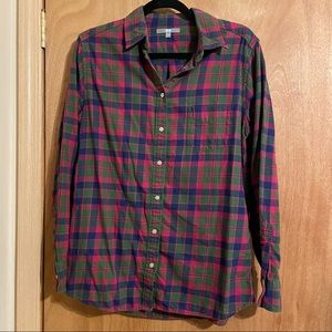 Plaid Button Up Long Sleeve